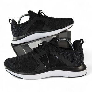 Freely Cassie Comfort Knit Mesh Sneakers Women's 8B Black / White 175653